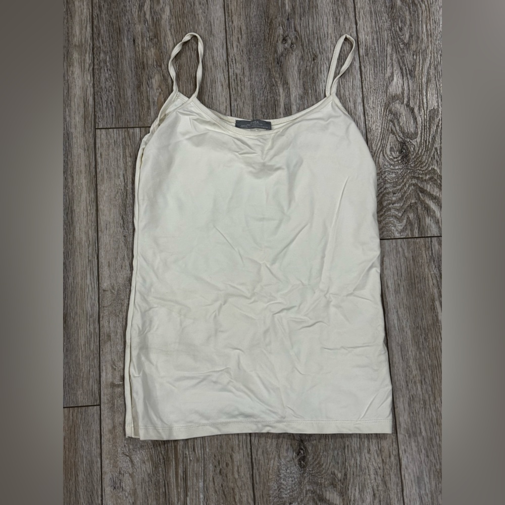 Cream Zara basic tank